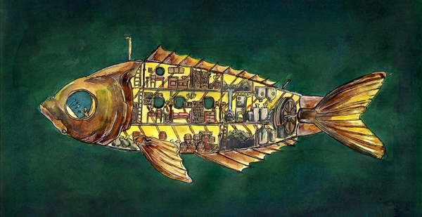 The Fish submarine
